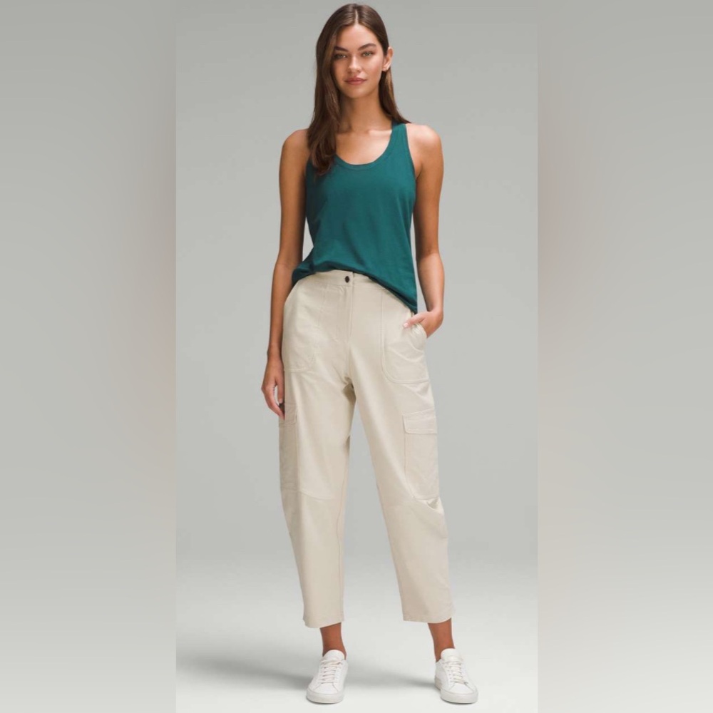 NWT Love Tank Hip Length Racerback Storm Teal - Picture 6 of 6